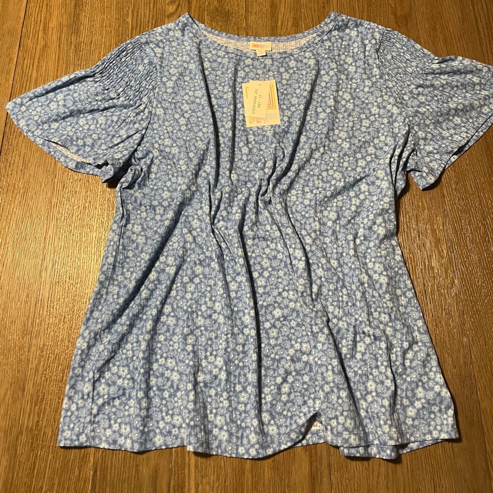 Smocked Sleeve Top